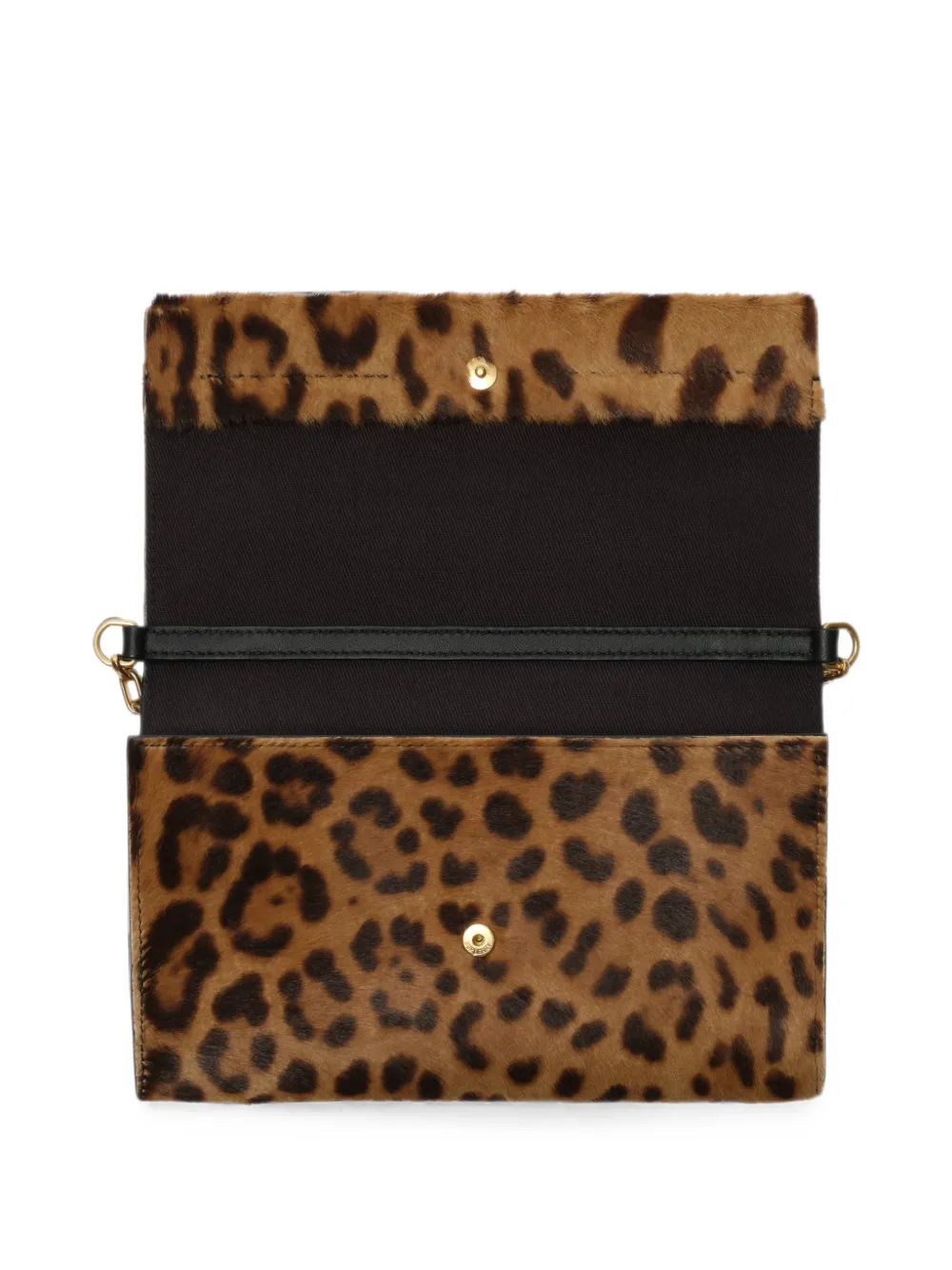 Burberry Cotswolds portemonnee met kettingband Bruin