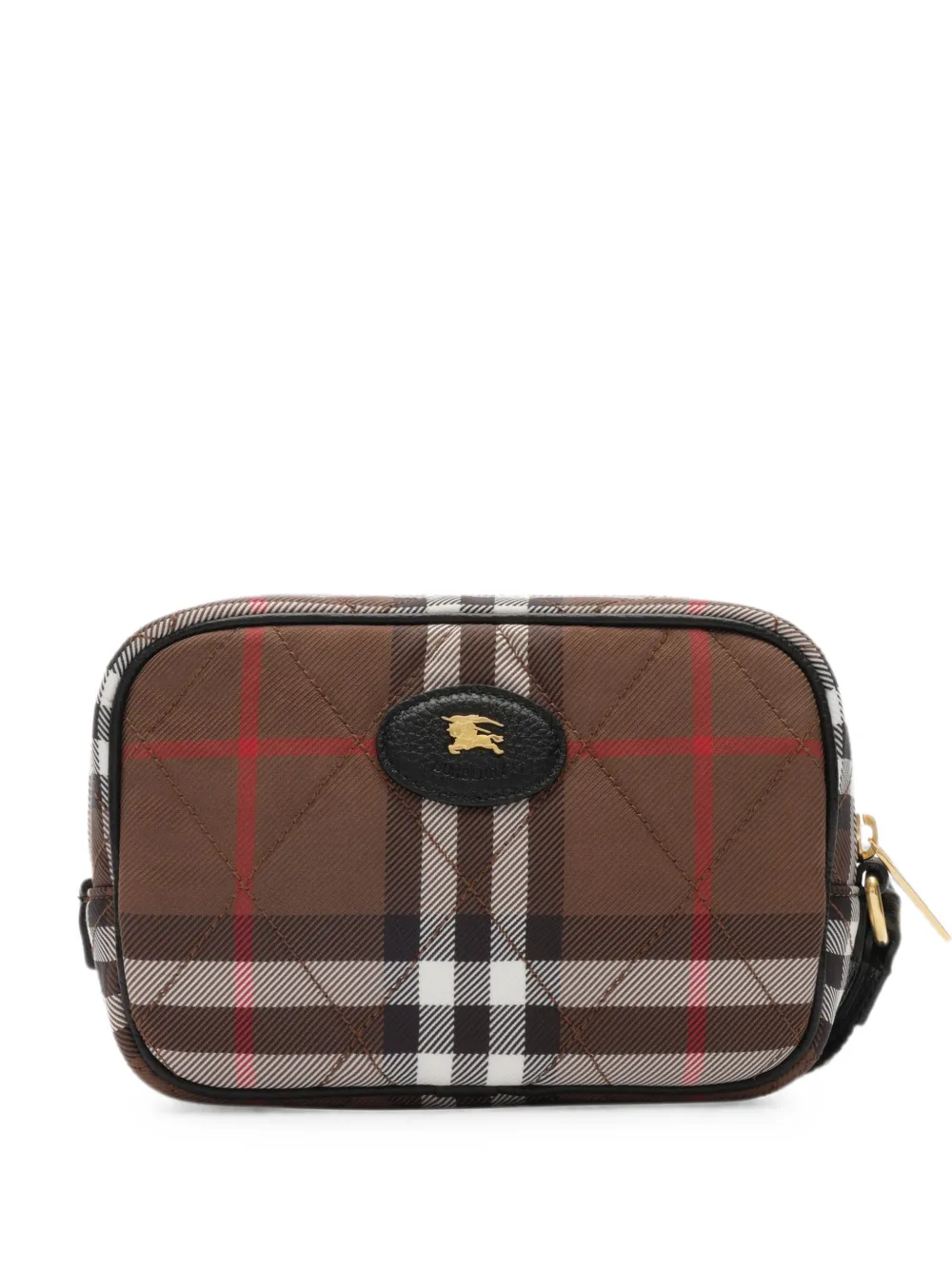 Burberry Clutch Horseshoe mini - Marrone