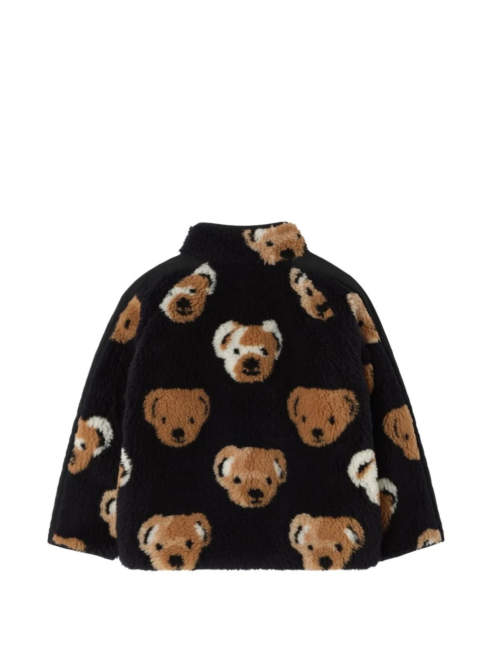Burberry Kids Thomas Bear fleece jack Blauw