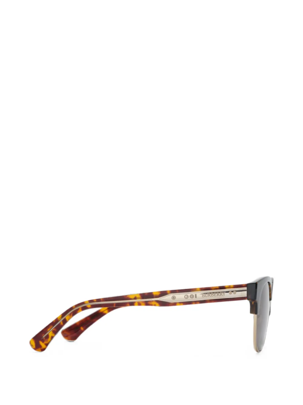 Burberry Eyewear Klassieke ronde zonnebril Bruin