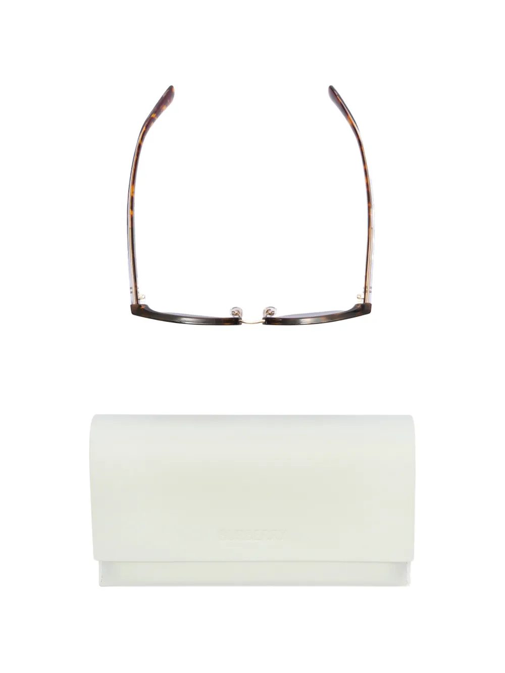 Burberry Eyewear Klassieke ronde zonnebril Bruin