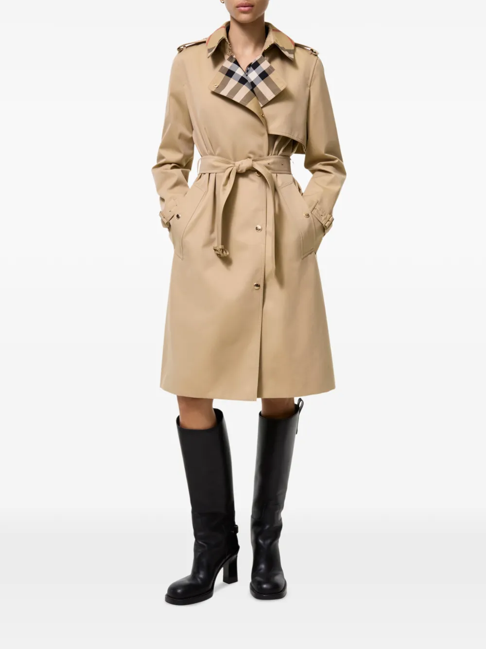 Burberry Trenchcoat met ceintuur Beige