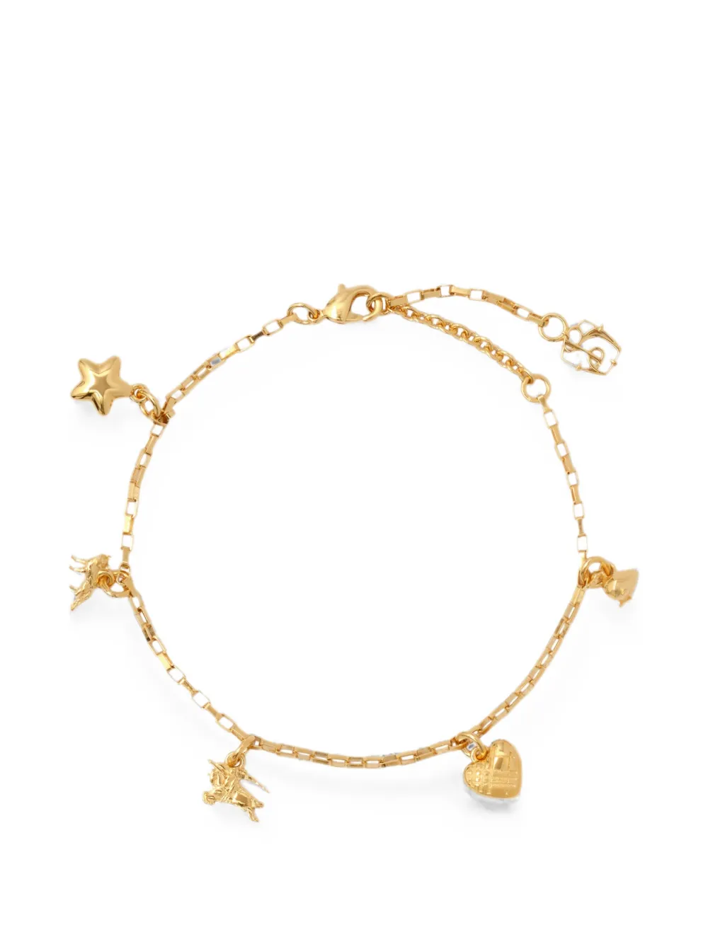 Burberry Mini Icon Armband mit Anhänger - Gold