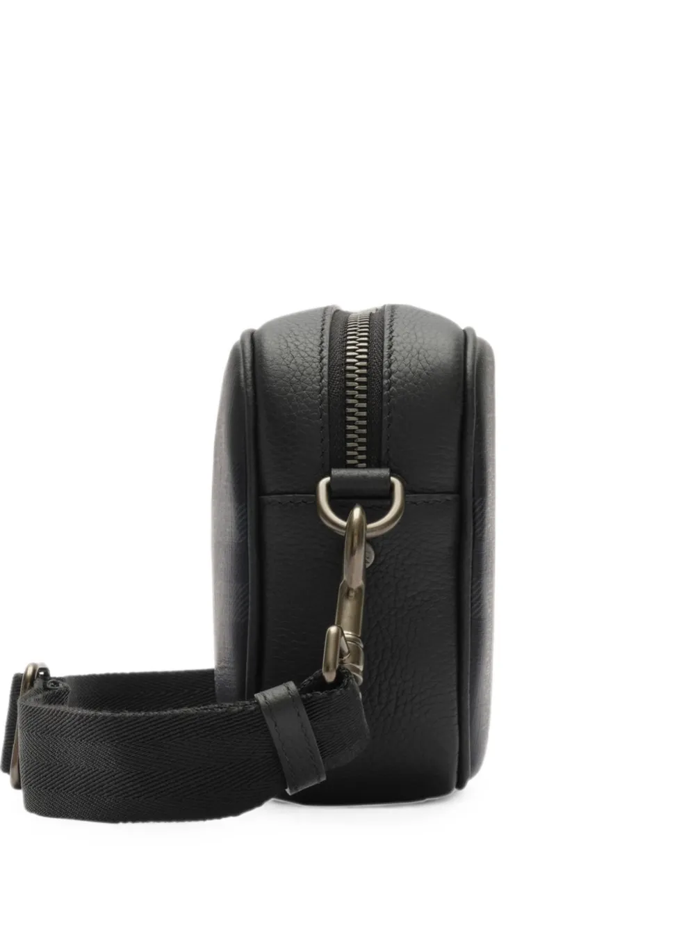 Burberry Borsa a tracolla City Check mini - Nero