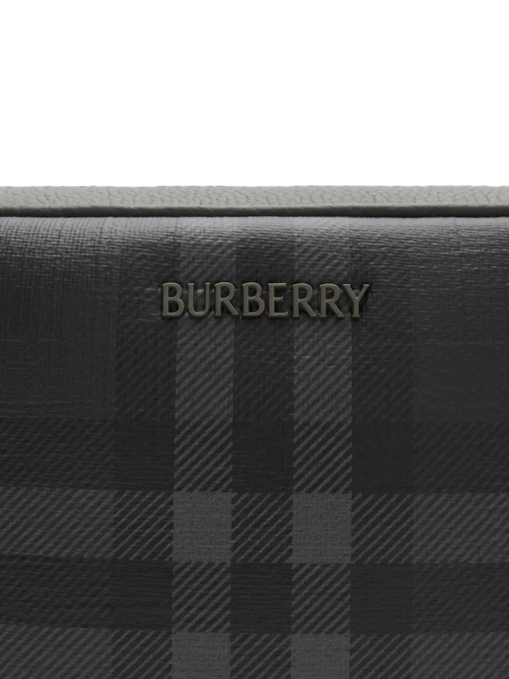 Burberry City Check mini-crossbodytas Zwart