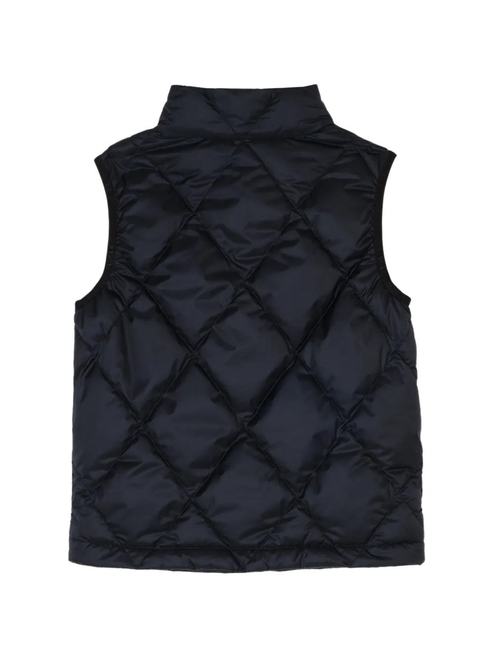 Burberry Kids Gewatteerde bodywarmer met geruite afwerking Zwart