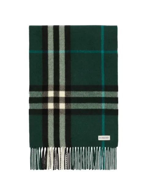 Burberry 渐色格纹羊绒围巾