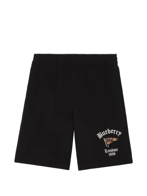 Burberry shorts med broderad logotyp