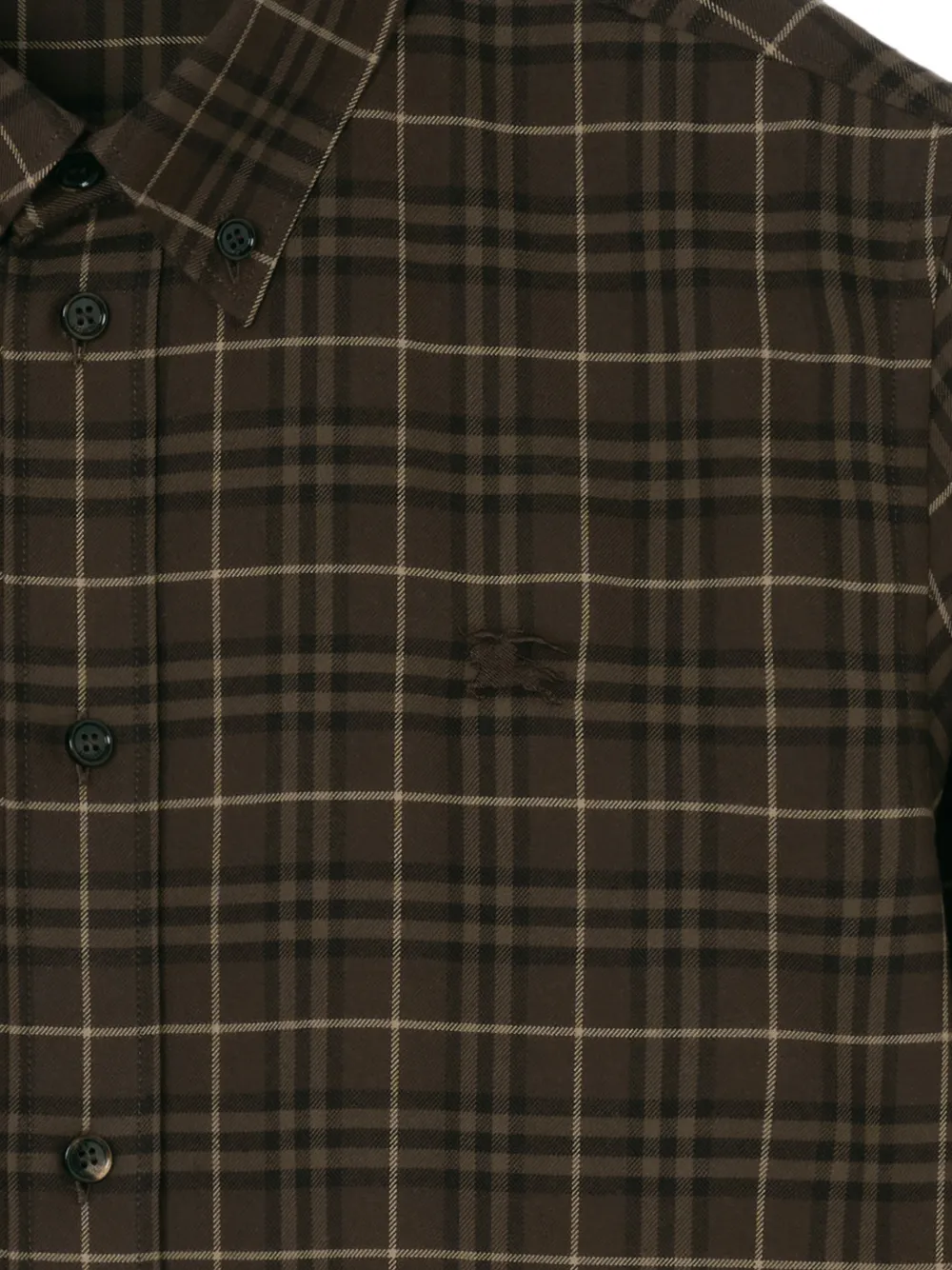 Burberry Geruit overhemd Bruin