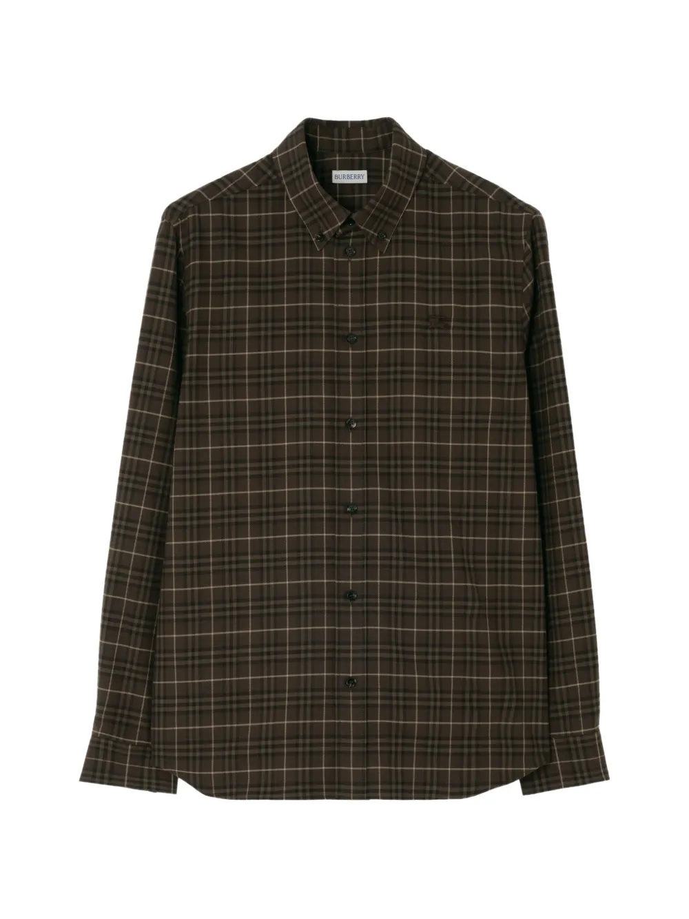 Burberry Langärmeliges Hemd mit Karomuster - Braun