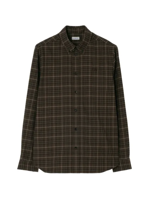Burberry Check-pattern long-sleeved shirt