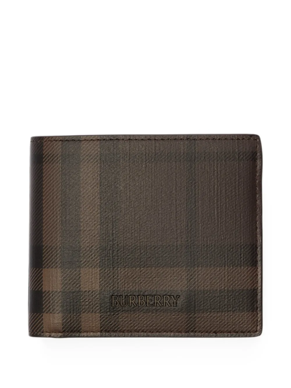 Burberry City Check Bifold Wallet In 褐色