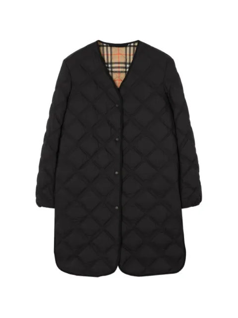 Burberry detachable gilet quilted nylon Ashfields coat