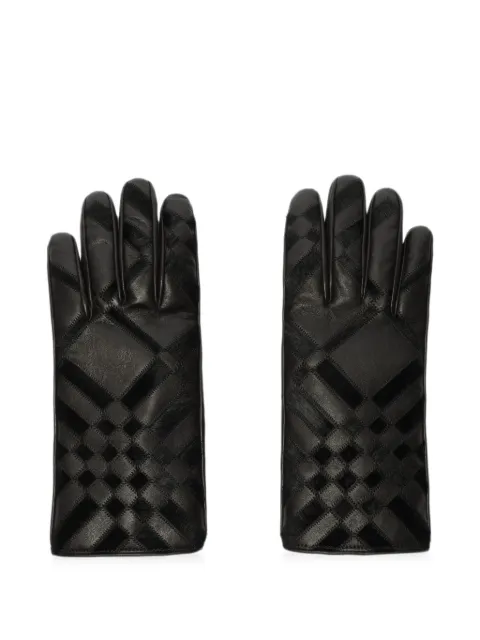 Burberry leather gloves