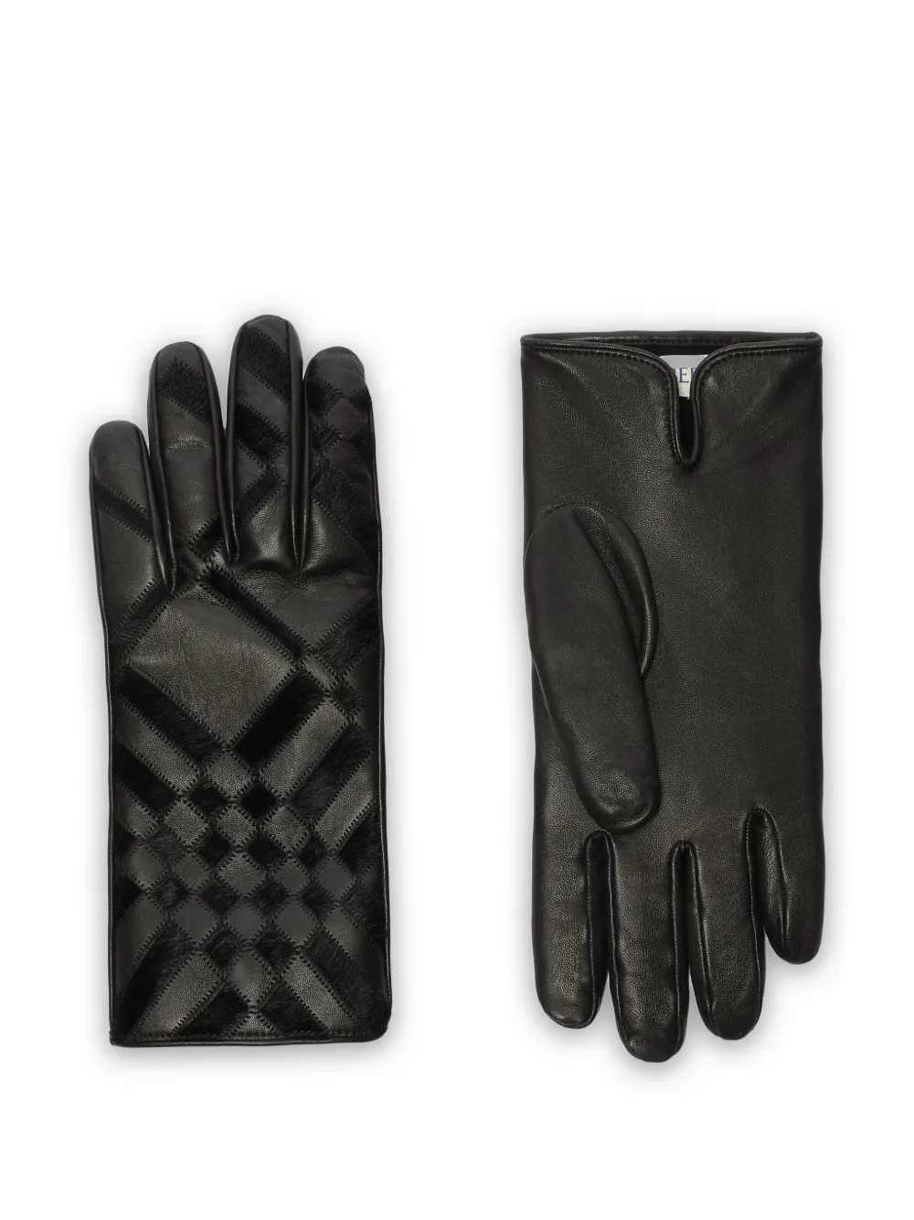 Burberry Leren handschoenen Zwart