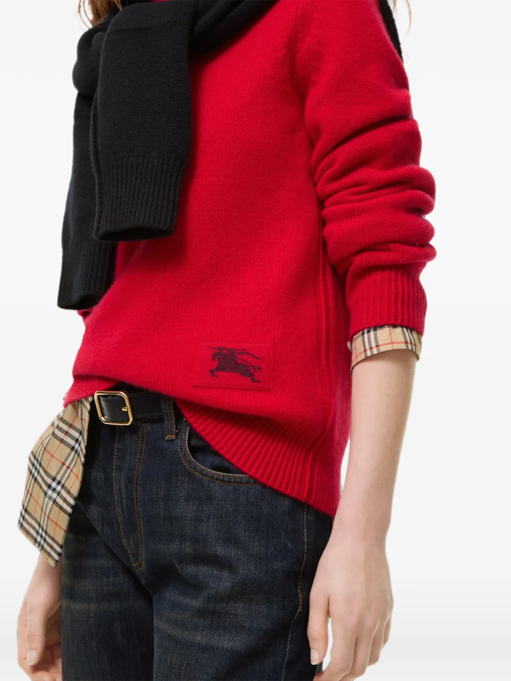 Burberry Kasjmier trui Rood