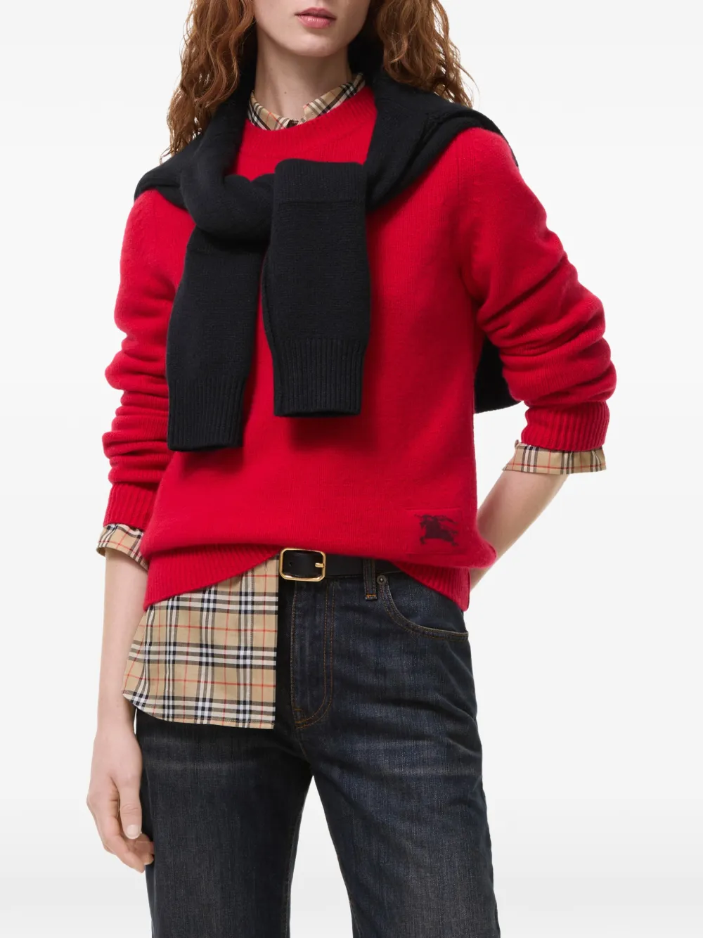 Burberry Kasjmier trui Rood