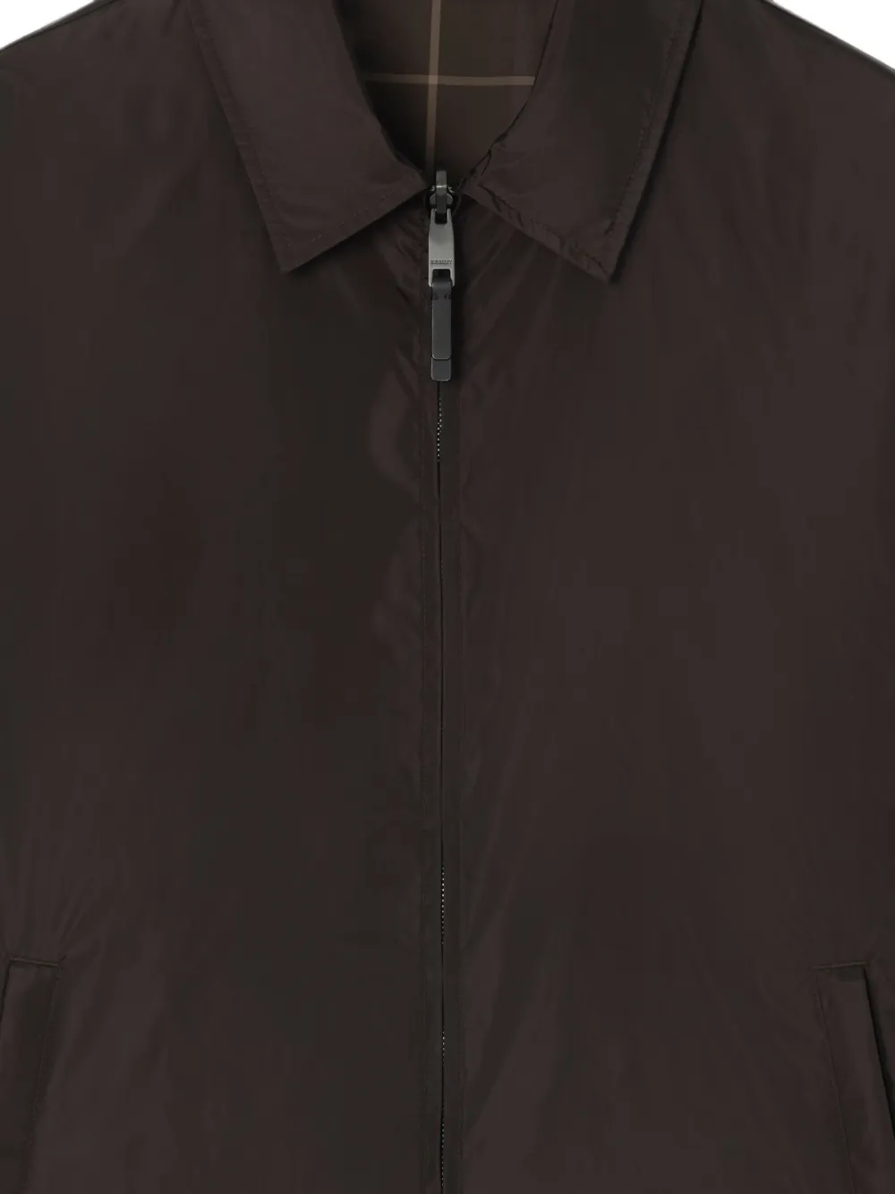 Burberry Bloomsbury Harrington omkeerbaar nylon jack Bruin
