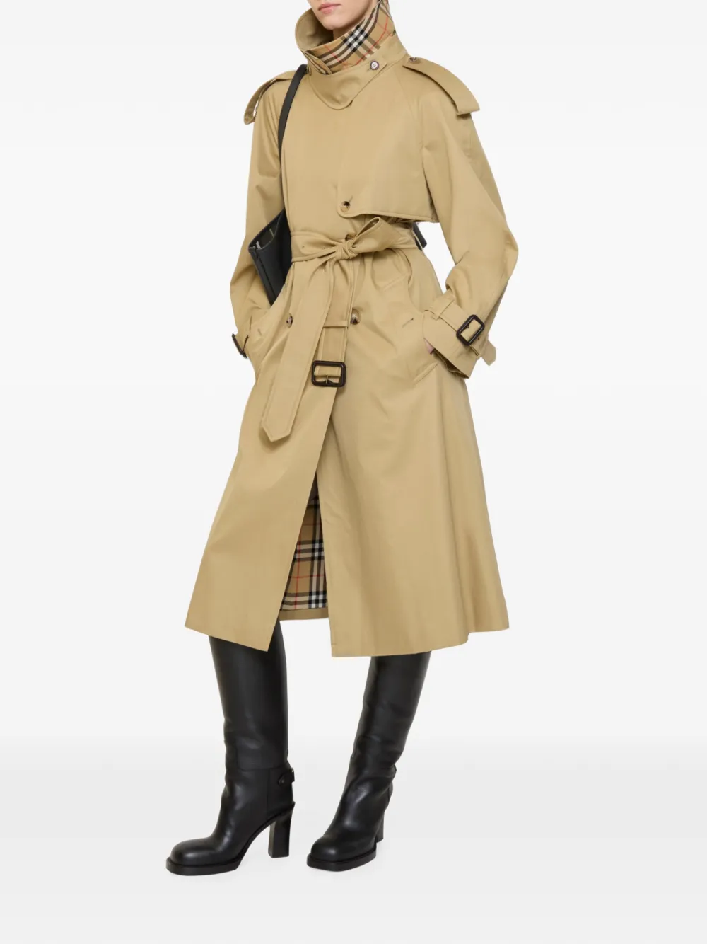 Burberry Lange gabardine Fitzrovia trenchcoat Beige