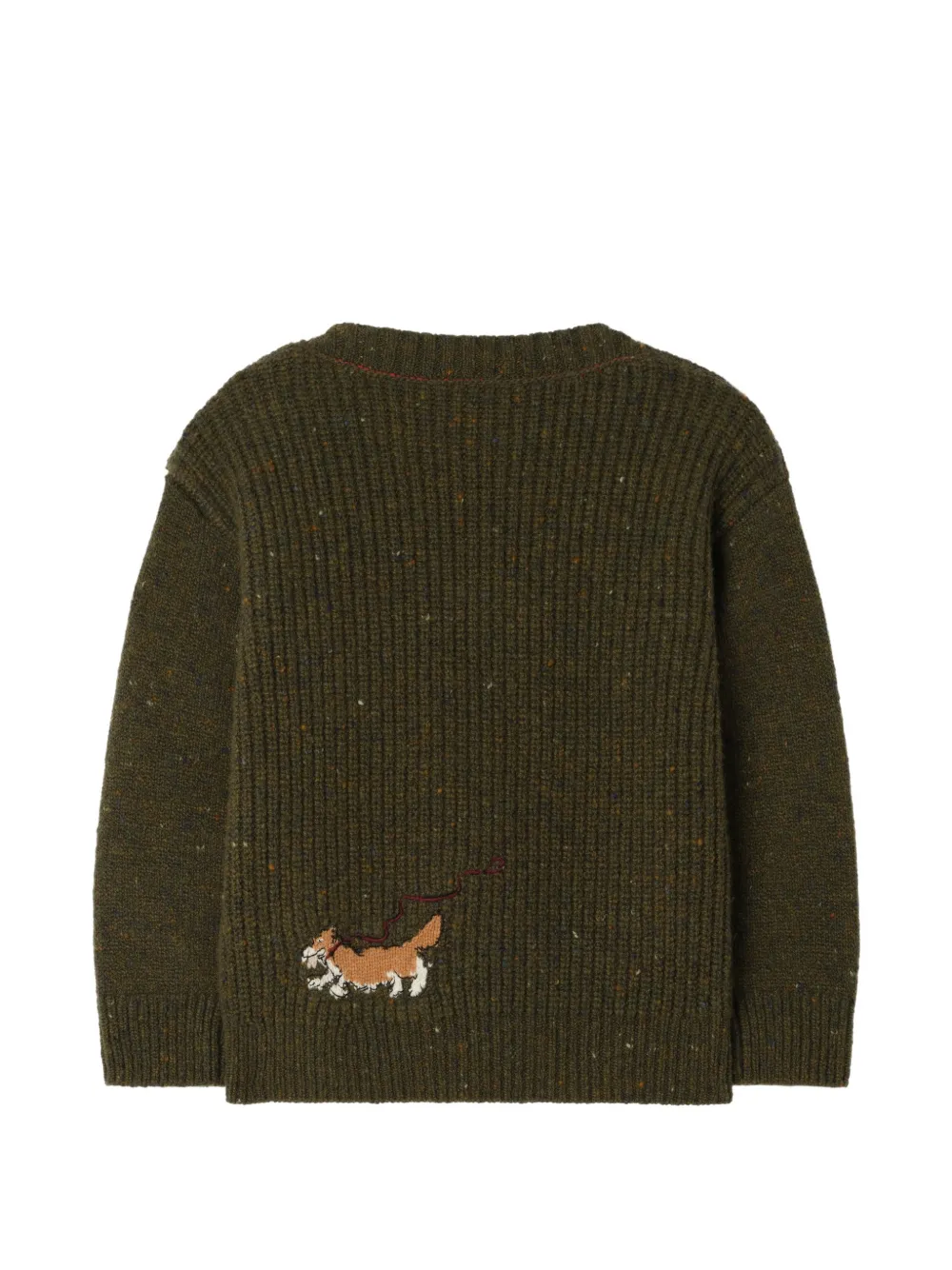 Burberry Kids Postbox Bear sweater Groen