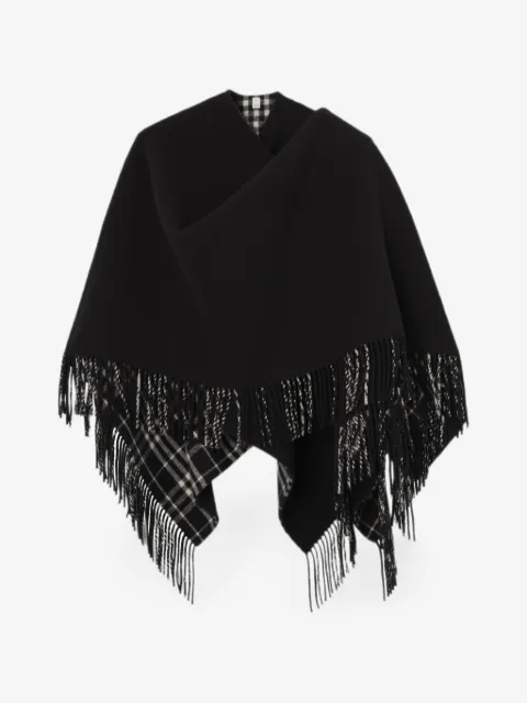 Burberry 羊毛毯式斗篷
