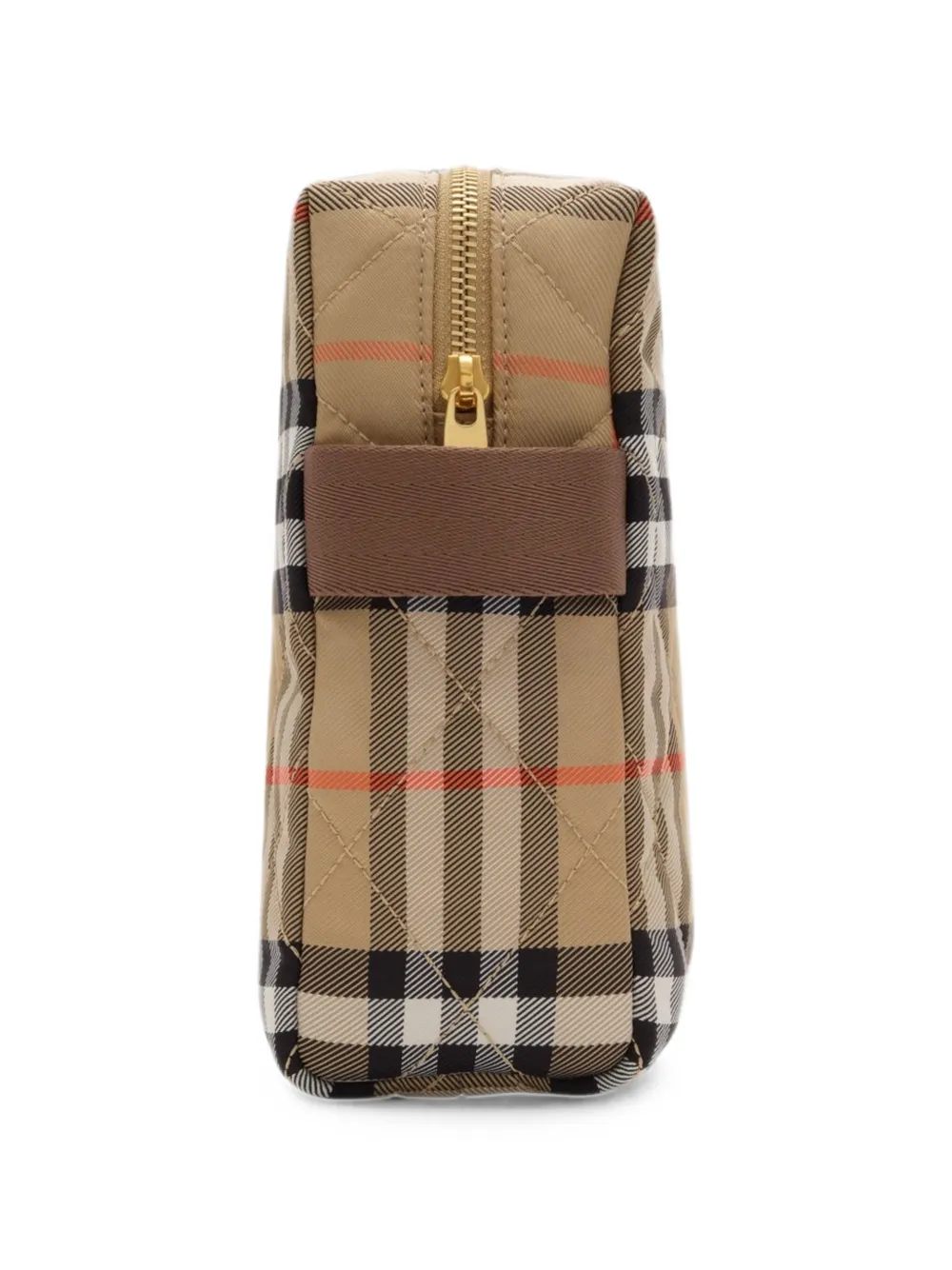 Burberry Kids Geruite luiertas met EKD-plakkaat Beige