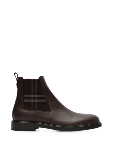 Burberry leather Pembroke boots