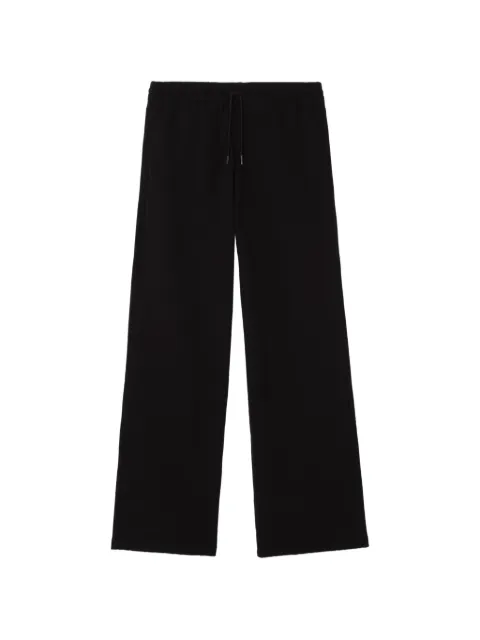 Burberry Check label cotton track pants