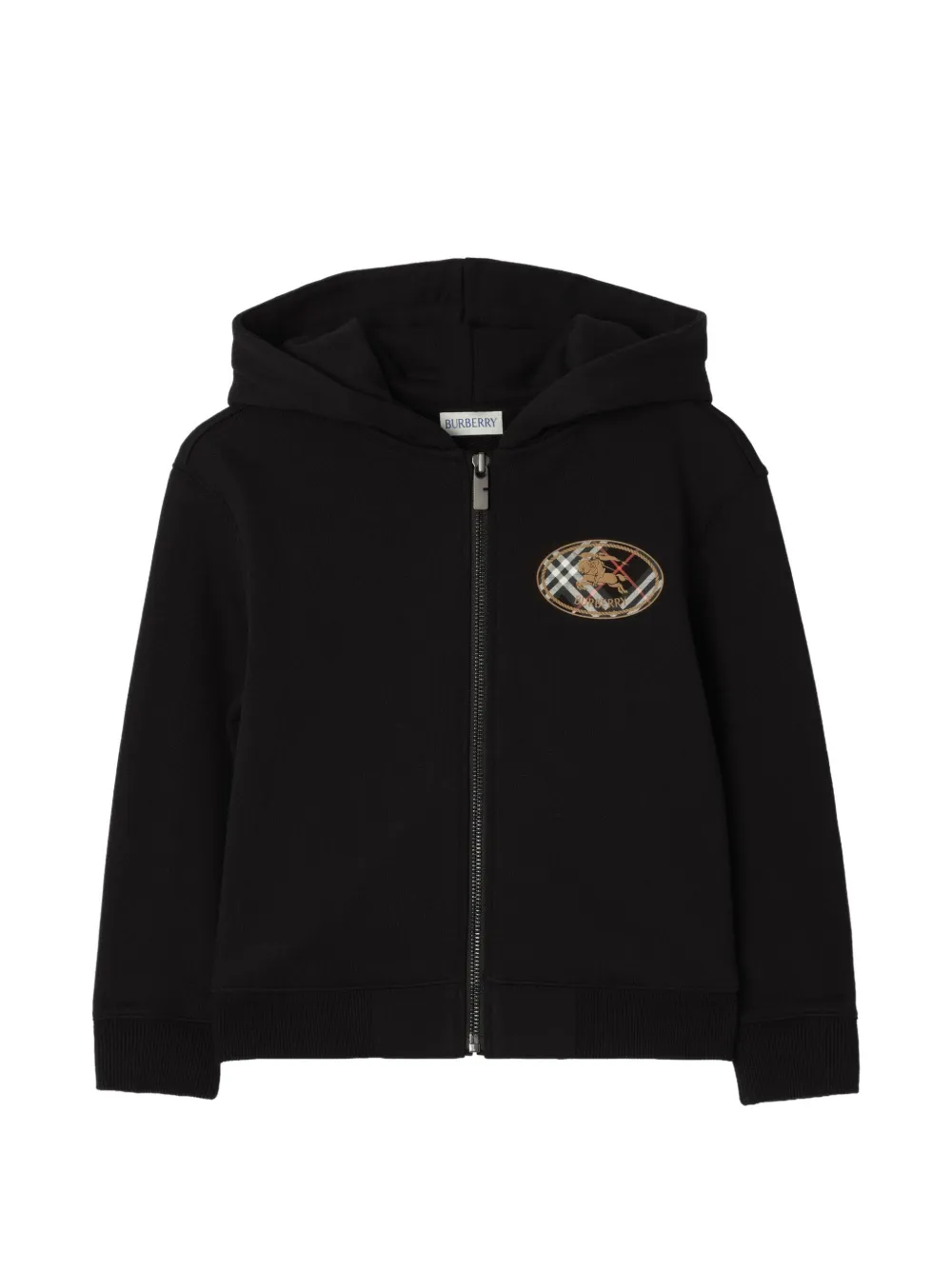 Burberry Kids Felpa con cappuccio - Nero