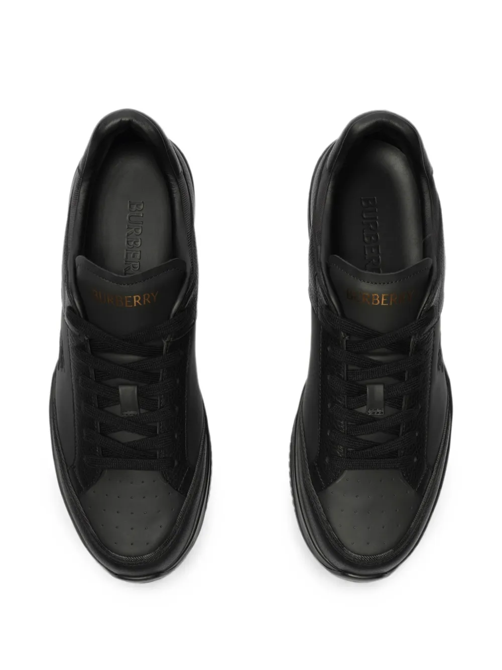Burberry Harrow leren sneakers Zwart