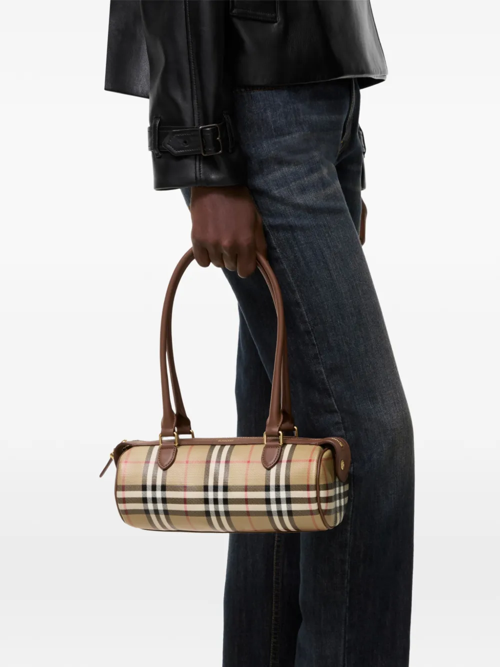 Burberry Check mini-tas Beige