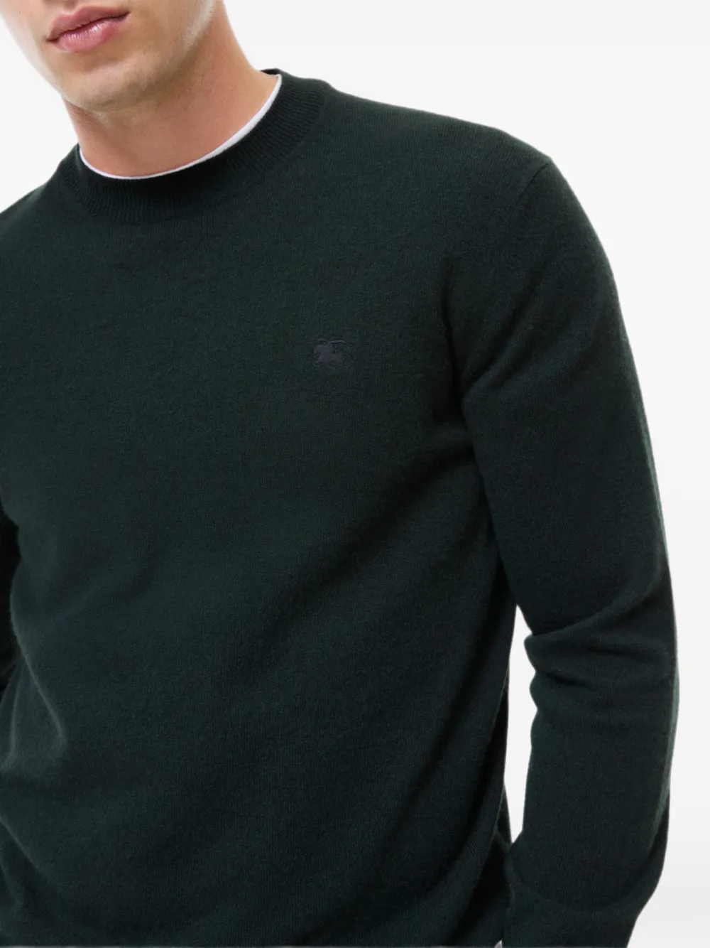 Burberry Sweater met ronde hals Groen