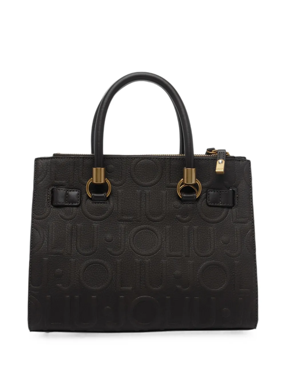 LIU JO Kleine tas met logo-reliëf Bruin