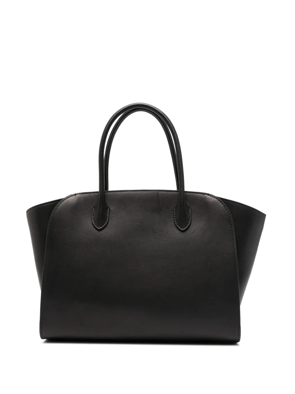 The Row Marlo 12 leather tote bag - Nero