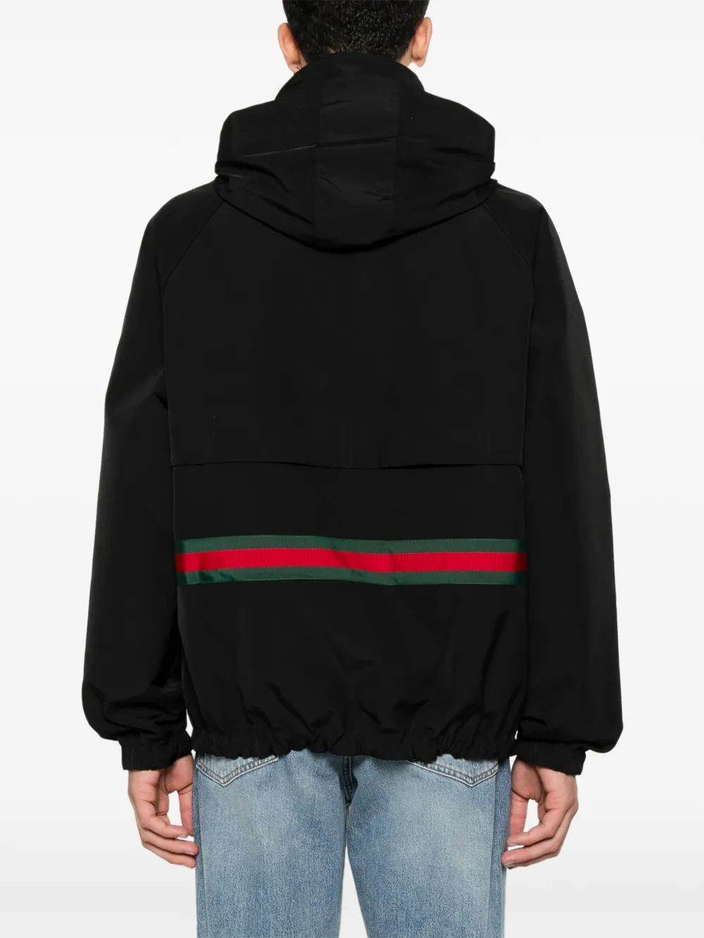 Gucci GG omkeerbaar canvas jack Zwart