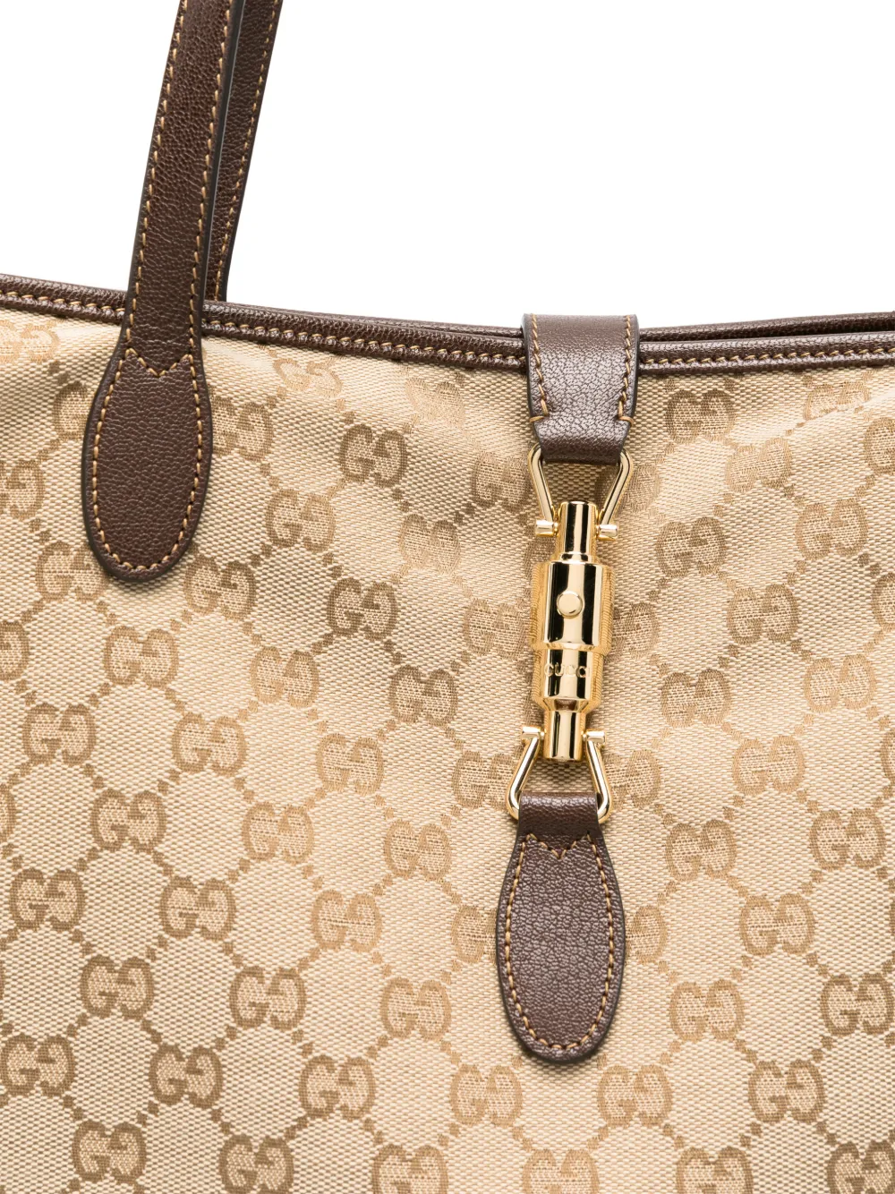 Gucci Grote Jackie shopper Beige