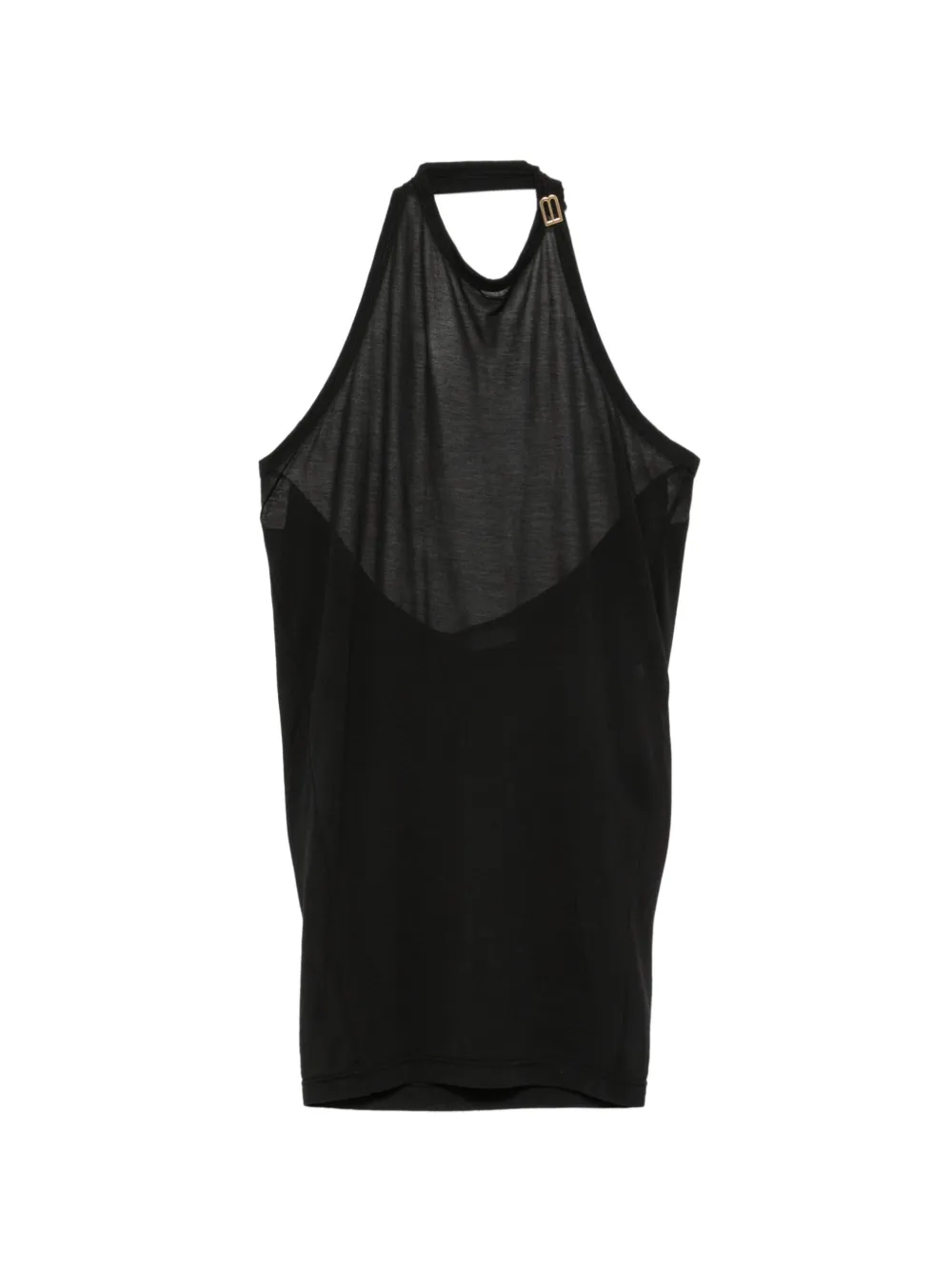 Balenciaga draped open-back top - Nero
