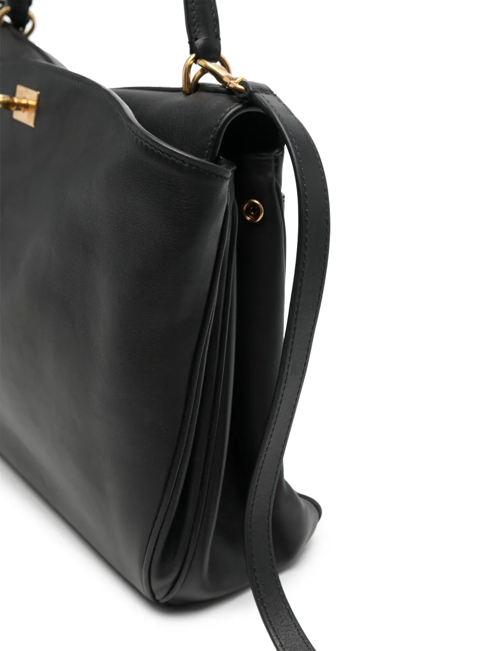Balenciaga Medium Rodeo leren shopper Zwart