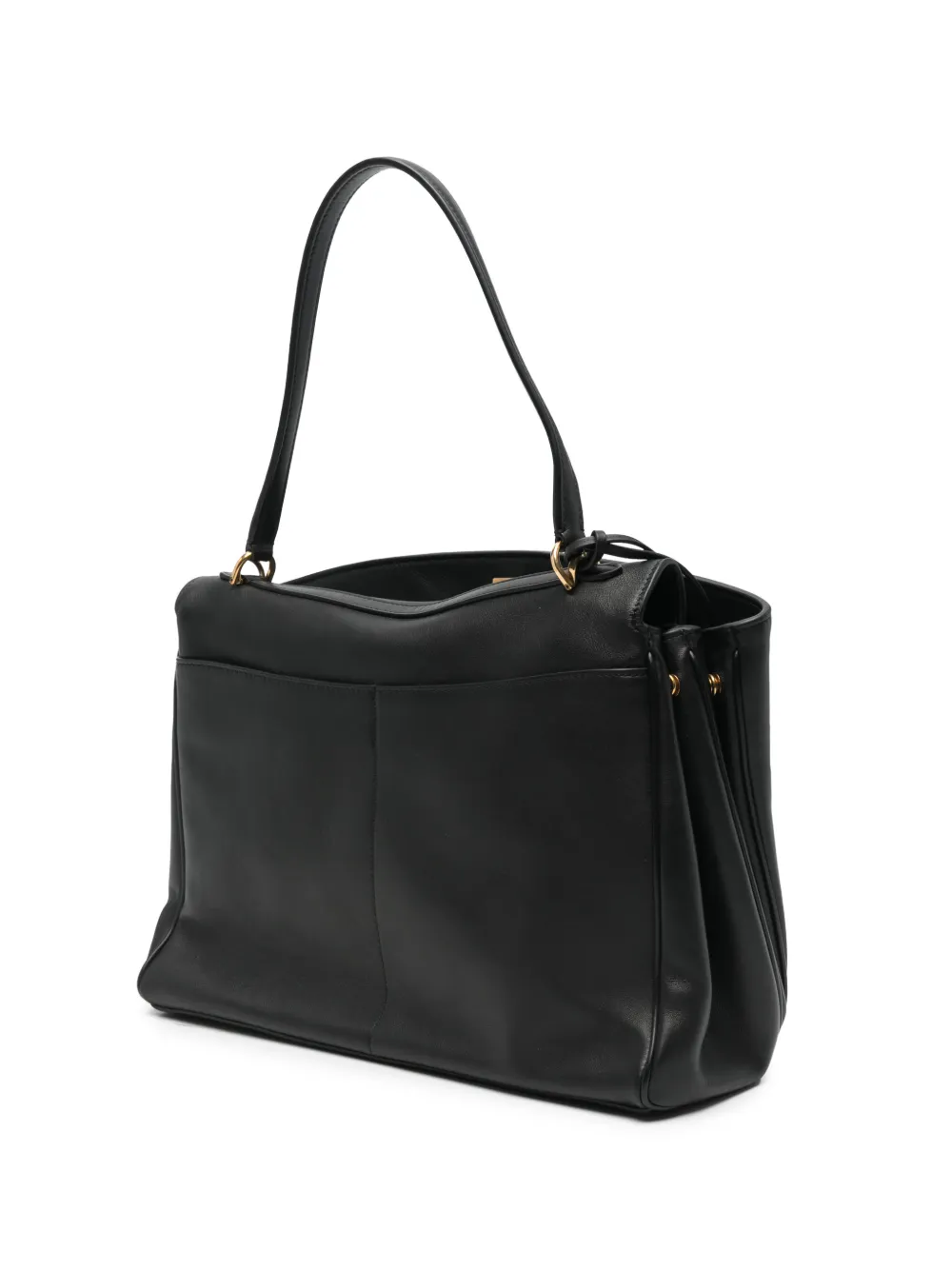 Balenciaga Medium Rodeo leren shopper Zwart