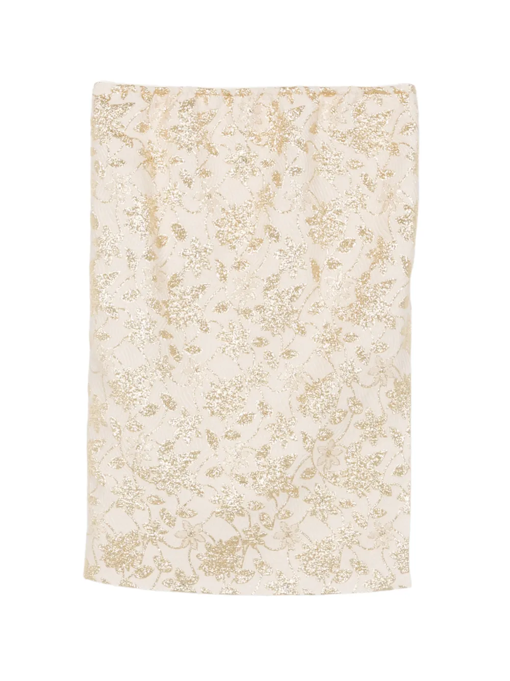 Saint Laurent brocade midi skirt