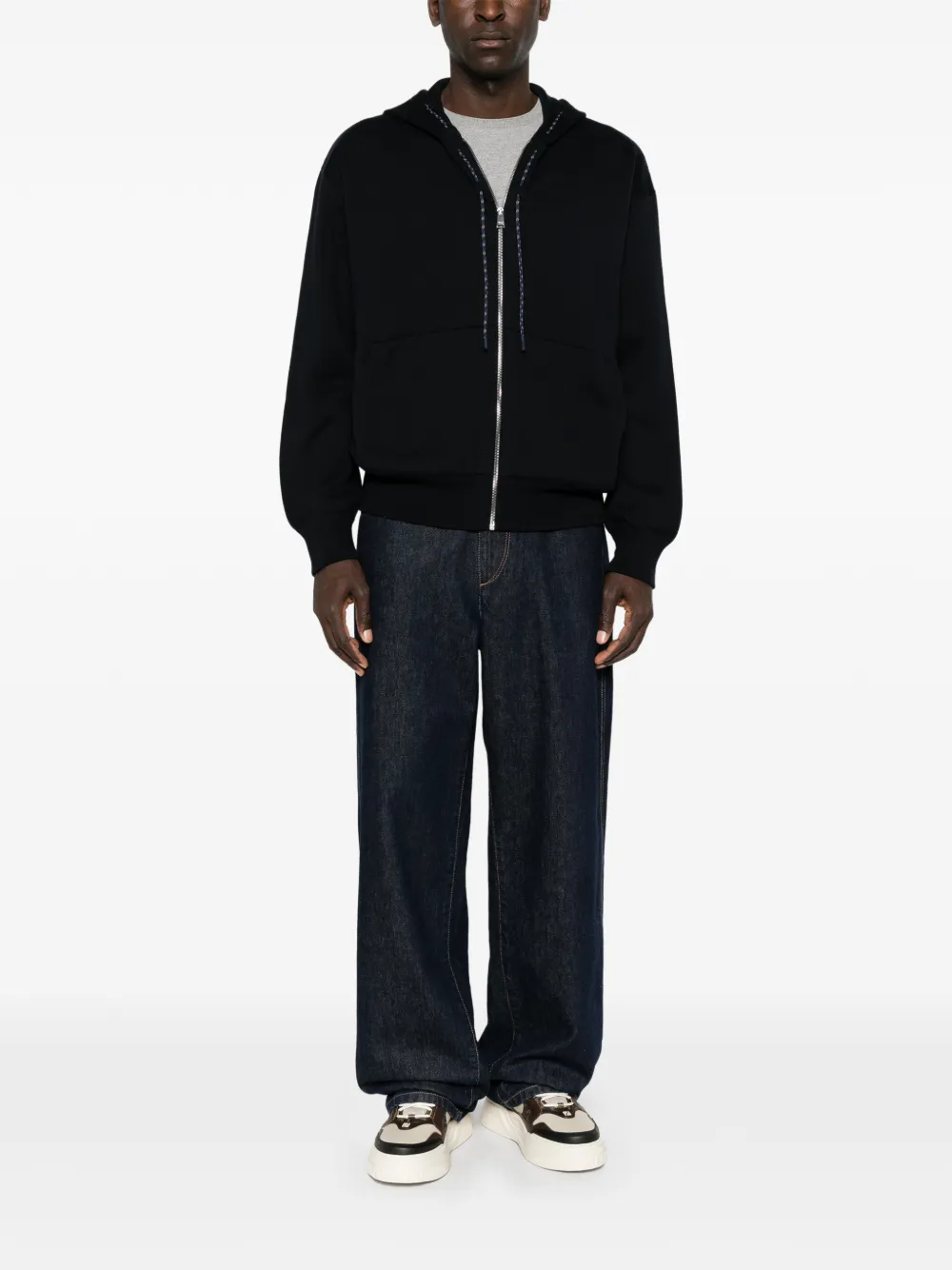 FENDI zip-up hoodie - Blau