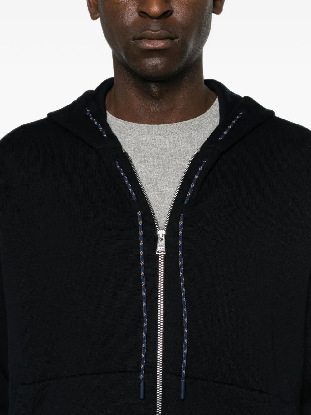 FENDI Katoenen en kasjmier sweater Blauw