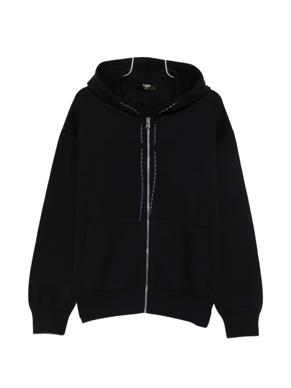 FENDI zip-up hoodie - Blu