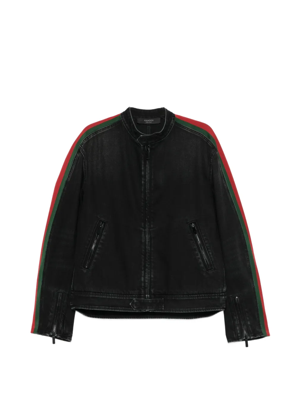 Gucci zip-up denim jacket | Schwarz | Image 1