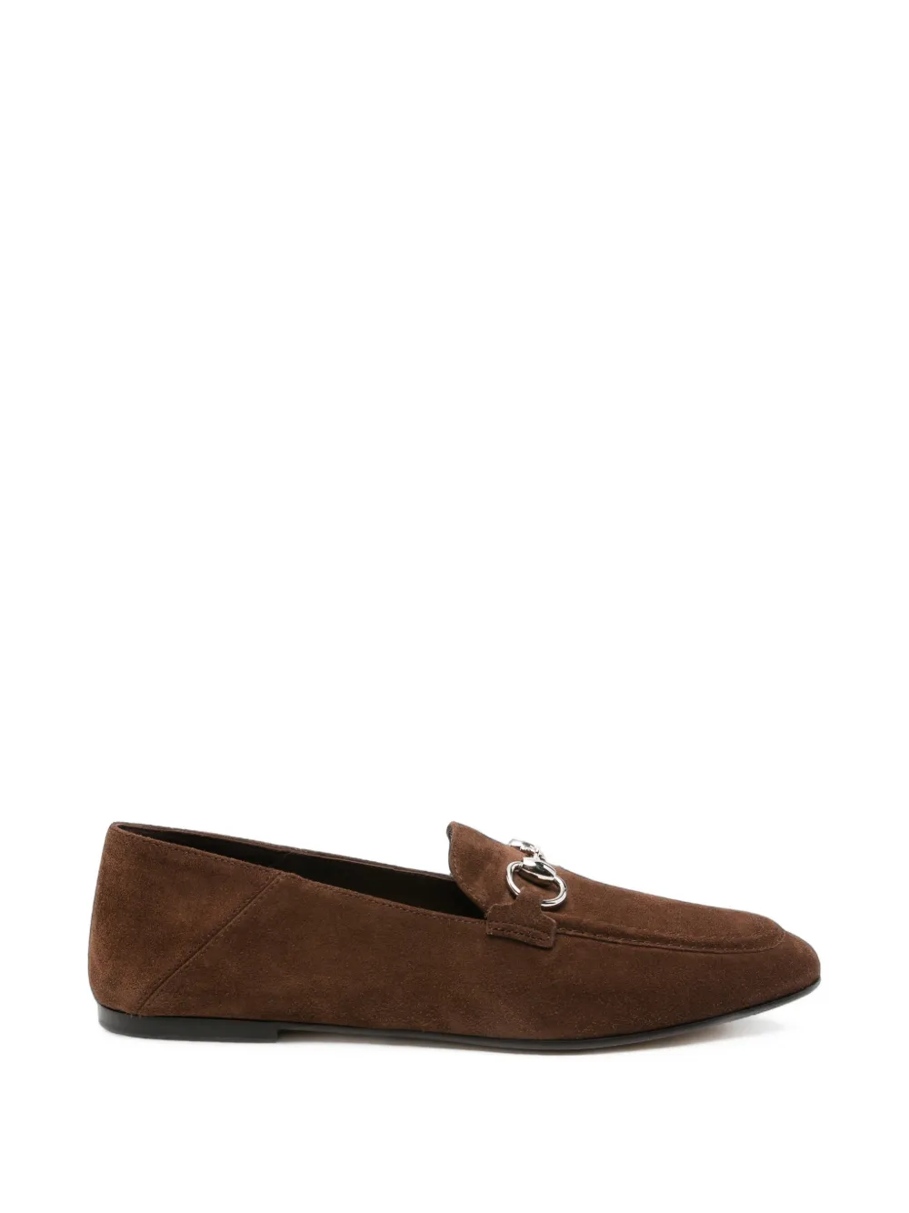 Gucci Jordaan leather loafers - Marrone