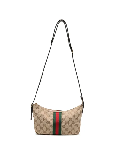 Gucci GG Supreme Web-stripe belt bag