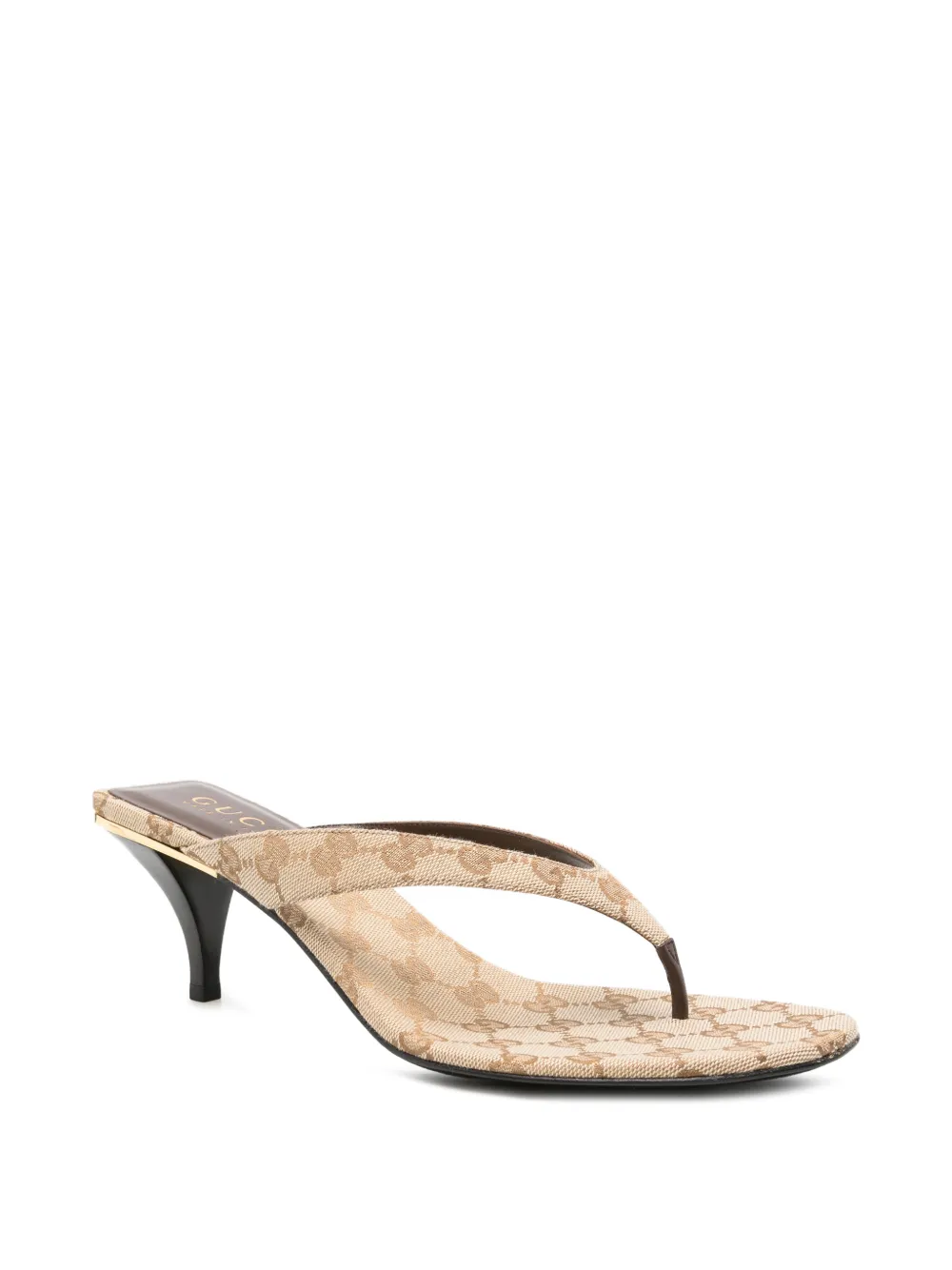 Gucci Vittoria thong sandals Beige