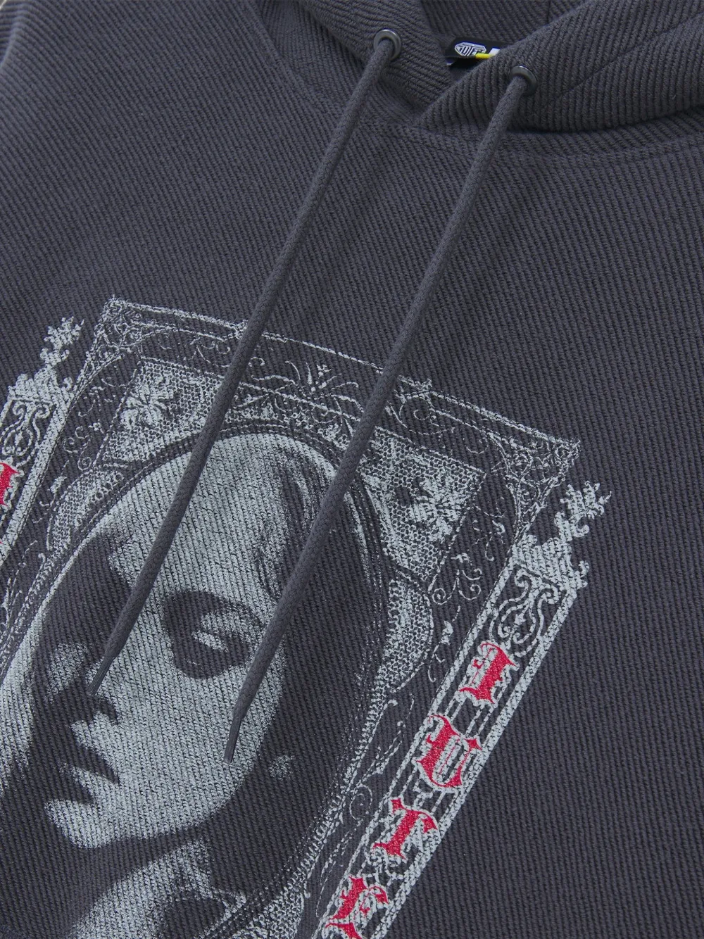 IUTER Fallen Love hoodie met trekkoord en grafische print Grijs