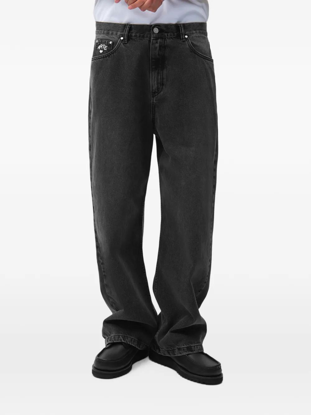 Arte Antwerp Straight jeans Zwart