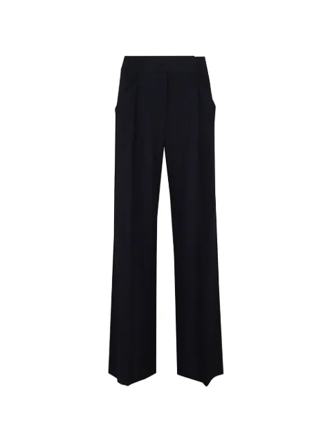 Veronica Beard Marbeau pleated wide-leg trousers